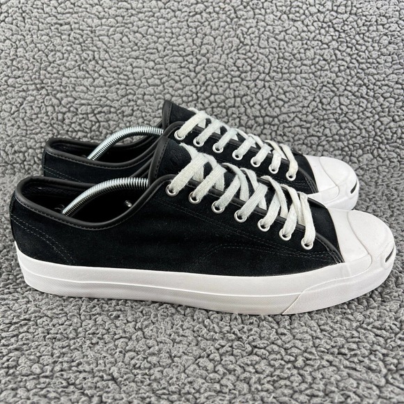 Converse Other - Converse Shoes Unisex Adult M12 W13.5 Black White Jack Purcell Pro x Polar Suede